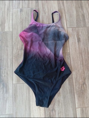 Arena swimsuit like new with adjustable straps S/M black and pink