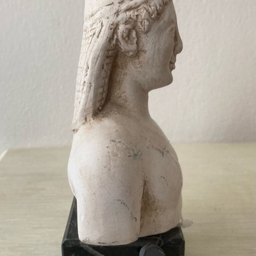 Kouros from Anavyssos marble base replica new