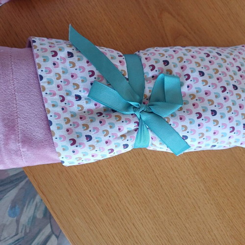 Handmade baby blanket double-sided with 100% cotton fabric and soft velvet, new