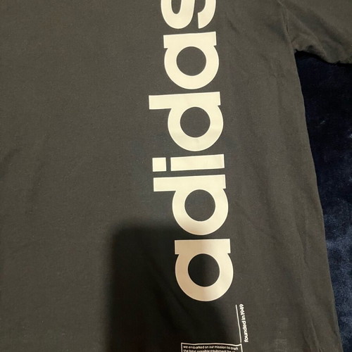 Adidas short-sleeve shirt used, size S, black unisex