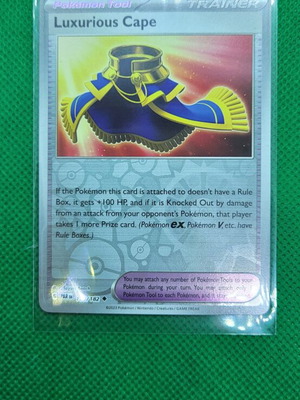Luxurious Cape 166/182 Reverse Holo Uncommon Pokemon κάρτα καινούργια