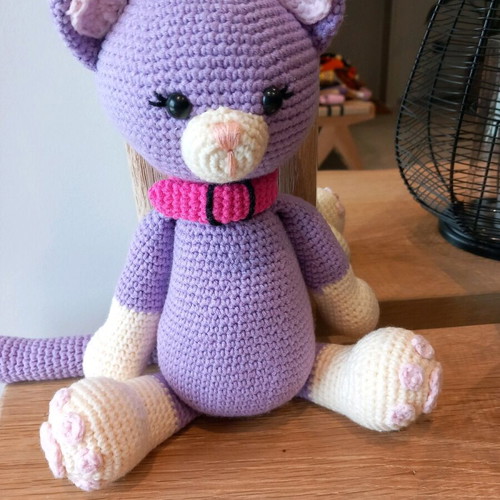 Cat doll new made of cotton yarn 30cm