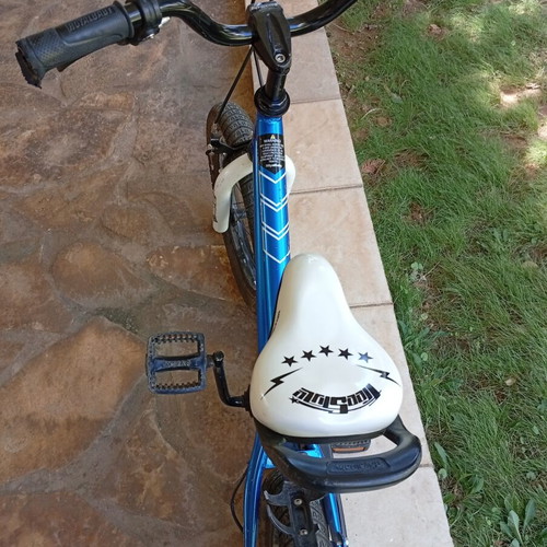 Royal Baby 16" mountain bike used, blue, with training wheels
