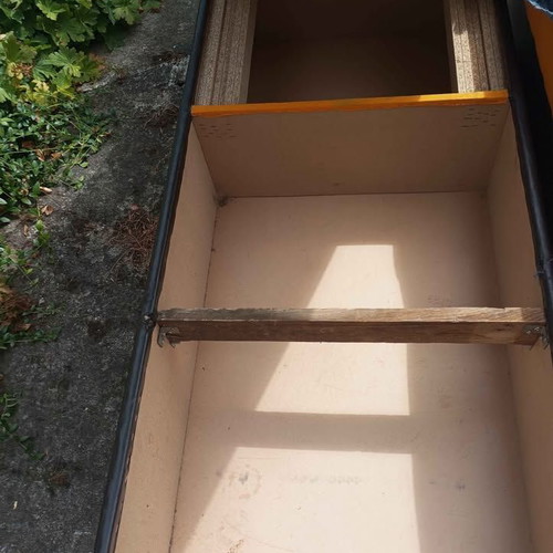 Corner sofa used, bed size 230x145 cm