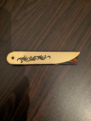 Folding Comb with Brass Handle Like New