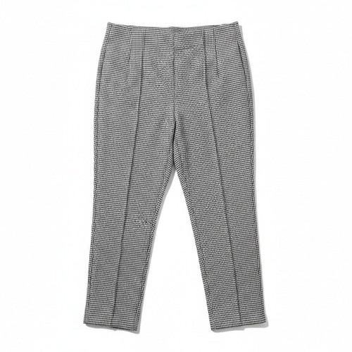 Primark black and white houndstooth trousers, size 46