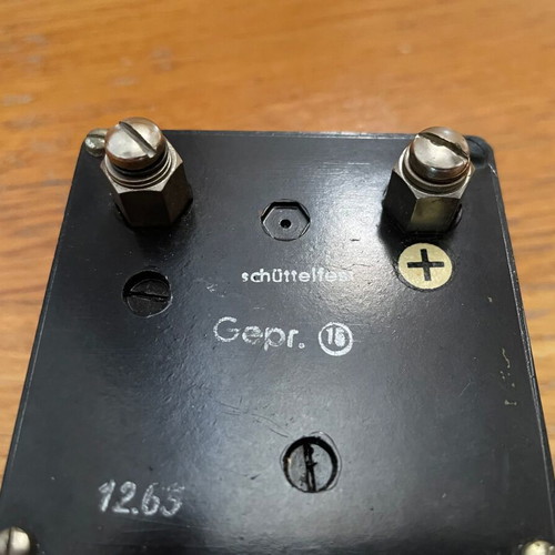 Ampermeter Schuttelfest meter 0-100 milli amperes