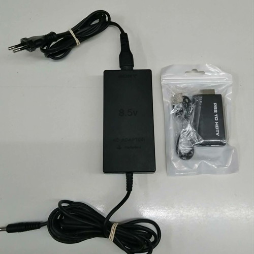 Sony PS2 Slim power supply and HDMI converter like new