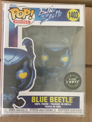 Funko Pop! Blue Beetle #1403 Glow Chase new