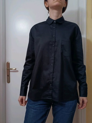 Funky Buddha black cotton shirt size M like new