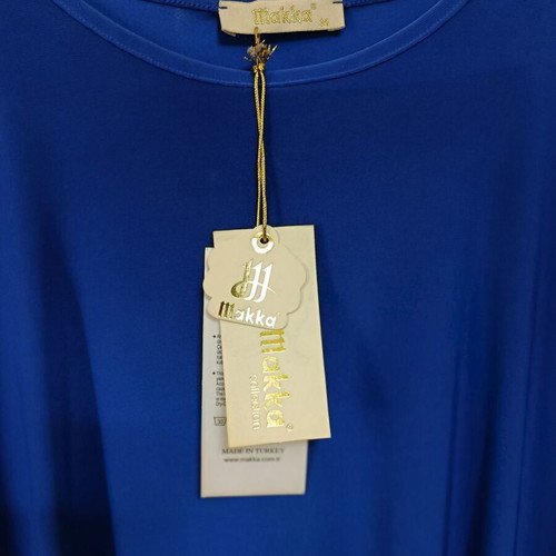 Blue Royal Midi Dress New with Long Sleeve