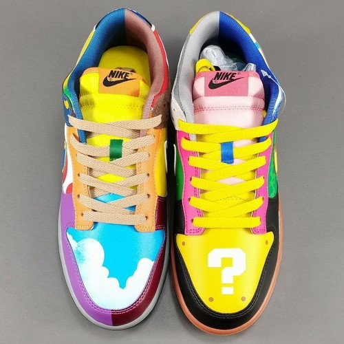 Nike Dunk Super Mario new handmade art sneakers
