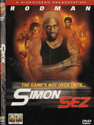 Simon Sez DVD, action comedy with subtitles