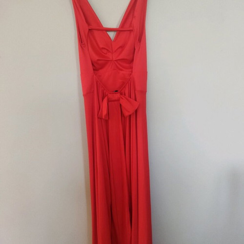 Maxi off-shoulder dress Parizianista like new, red