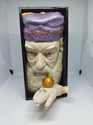 Συλλεκτικό γλυπτό χειρός σαν καινούργιο Harry Potter Dumbledore