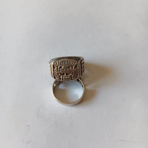 PAO silver ring 925, Panathinaikos, bought 1995