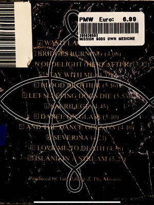 The Mission Gods Own Medicine CD μεταχειρισμένο, rock