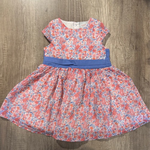 Boboli dress size 2 years chiffon with short sleeve like new