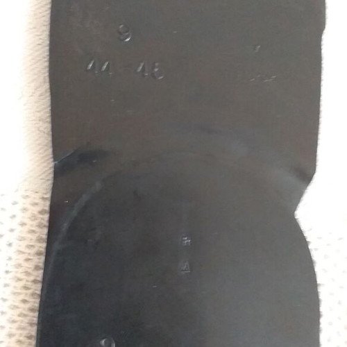 Elephant double soles 1950s, hard rubber 9mm, intact