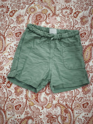 Zara boys shorts like new, size 98 cm, green, 2-3 years