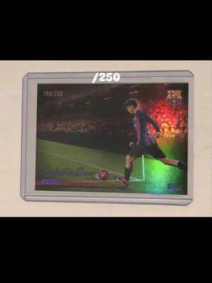 Topps Collector's Corner Pedri card 188/250