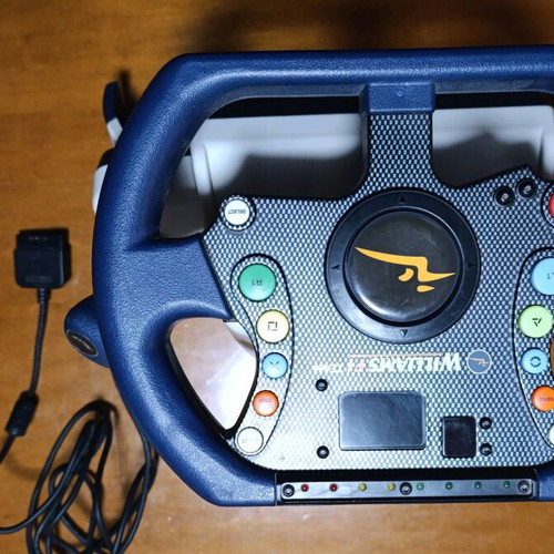 Joytech Williams F1 Racing steering wheel used for PS1 and PS2