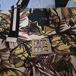 Large handbag used, beige and brown