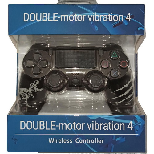 Doubleshock wireless gamepad for PS4 Dinosaur black new