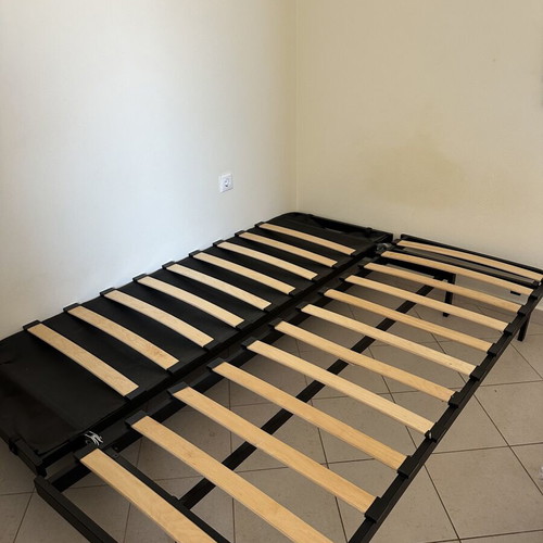 Three-seater sofa bed