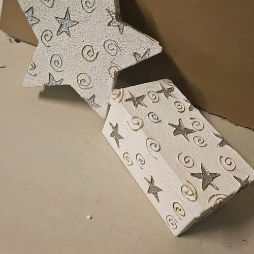 Christmas boxes like new for decoration or gifts