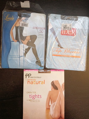 Levante and Pretty Polly socks and tights new, pack of 3 pieces