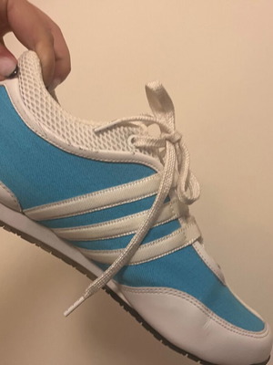 Yohji Yamamoto Y3 sneakers white with turquoise like new, size 39