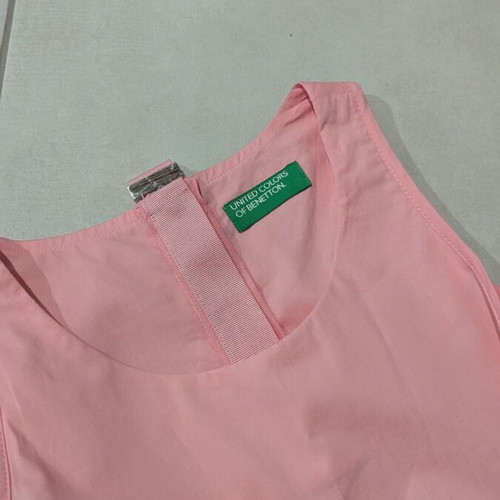 Benetton dress new, pink, size S
