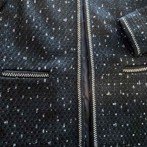 Tweed suit Axel like new, black with gold details
