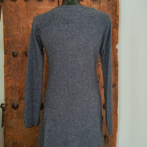 Vintage Italian cashmere angora cardigan like new, grey, size S