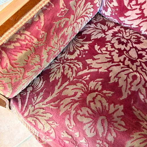 Classic vintage living room set used with sofa and two armchairs