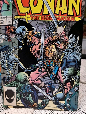 Conan the Barbarian Marvel Comics issue 200 used 1987