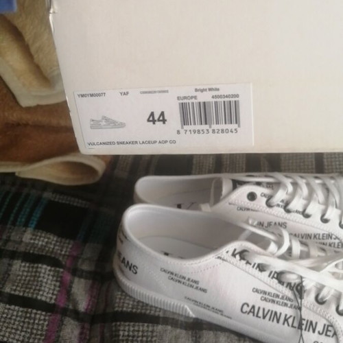 Calvin Clein men's sneakers new size 44 black-white