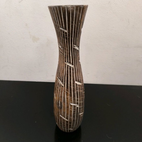 Wooden candlestick used