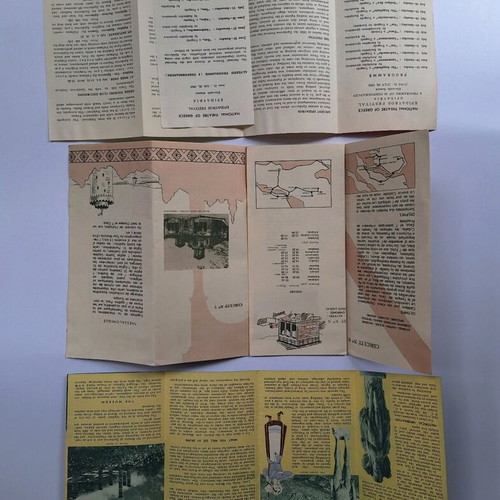 Archaeological Site Programs 1964 like new, vintage