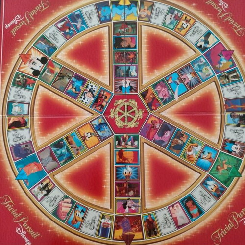 Trivial Pursuit Disney used board game