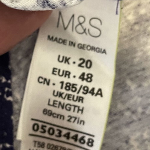 Marks & Spencer floaty abstract print summer skirt like new