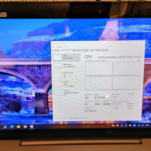 Laptop Asus Transformer Book T100HA σαν καινούργιο με θήκη