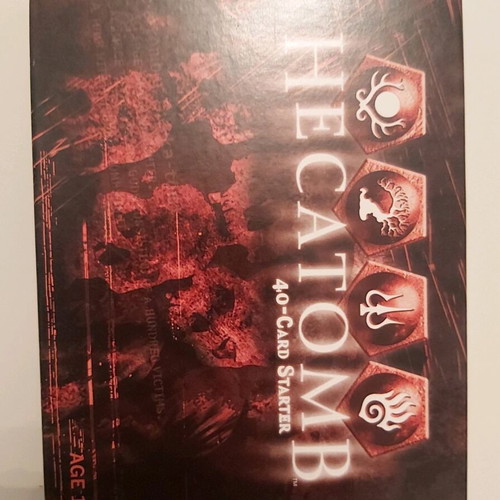 Hecatomb TCG horror game like new, 200-card collection