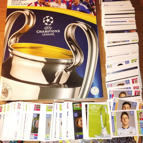 Panini Champions League 14/15 new empty album with 634 stickers