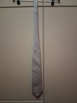 Bitsiani tie used, silk, silver