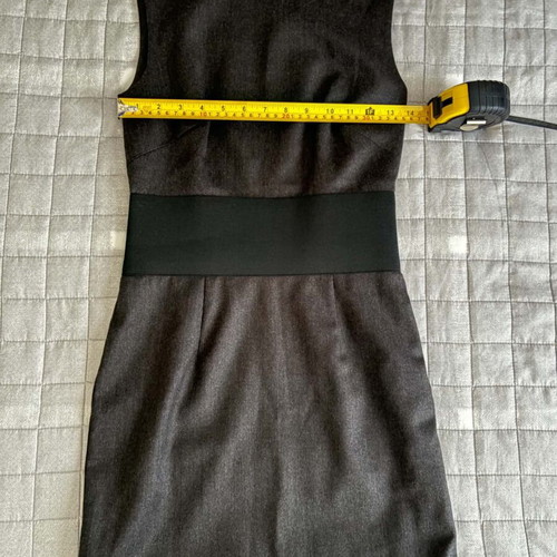 Jay Ahr Grey Wool and Silk Blend Sleeveless Sheath Dress like new, XS