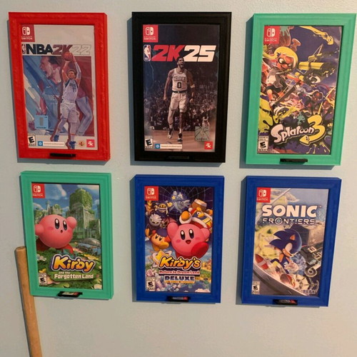 Nintendo Switch wall frame like new for games