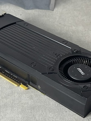 MSI GeForce GTX 960 2GB GDDR5 graphics card used
