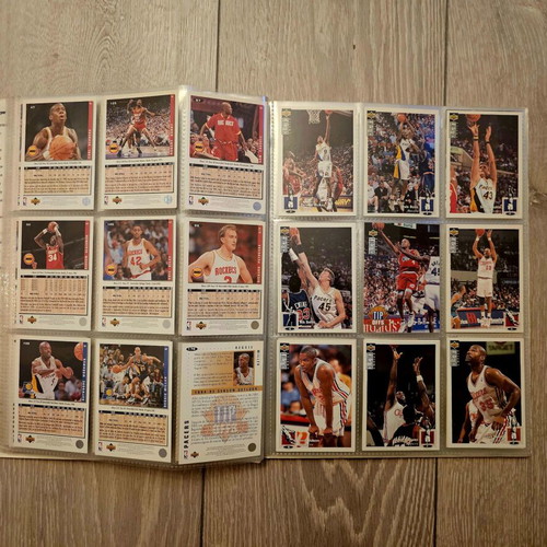 Upper Deck NBA Basketball 94-95 collector's album